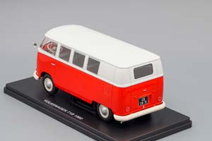 VW VOLKSWAGEN T1, SAMOHODY PRL 64, RED / WHITE — фото 4