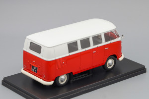 VW VOLKSWAGEN T1, SAMOHODY PRL 64, RED / WHITE — фото 2