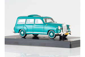 MERCEDES PONTOON W120 BINZ STATION WAGON LIGHT GREEN — фото 3