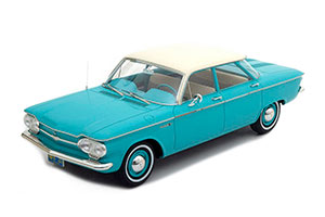 CHEVROLET CORVAIR SEDAN TURQUOIS/LIGHT BEIGE 4-DOOR