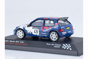 CITROEN SAXO KIT CAR SEBASTIEN LOEB DANIEL ELENA TOUR DE CORSE 1999 BLUE — фото 4