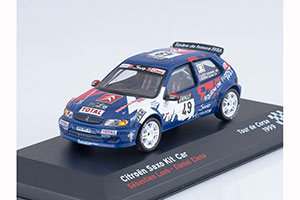 CITROEN SAXO KIT CAR SEBASTIEN LOEB DANIEL ELENA TOUR DE CORSE 1999 BLUE — фото 6