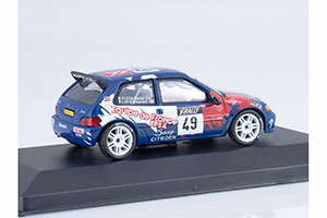 CITROEN SAXO KIT CAR SEBASTIEN LOEB DANIEL ELENA TOUR DE CORSE 1999 BLUE — фото 2