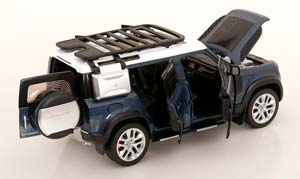 LAND ROVER DEFENDER 110 BLUE METALLIC/WHITE — фото 4