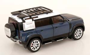 LAND ROVER DEFENDER 110 BLUE METALLIC/WHITE — фото 2