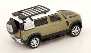LAND ROVER DEFENDER 110 LIGHT GREEN METALLIC/WHITE — фото 2