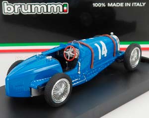 BUGATTI F1 TIPO 59 N N 14 FRANCE GP 1934 TAZIO NUVOLARI, BLUETTE — фото 2