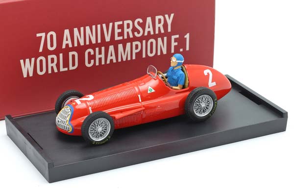 ALFA ROMEO 159 GP BELGIUM WORLD CHAMPION 1951 FANGIO WITH DRIVER FIGURINE — фото 3