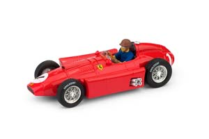 FERRARI LANCIA D 50 WINNER BRITISH GP 1956 WITH DRIVER JUAN MANUEL FANGIO #1 WORLD CHAMPION