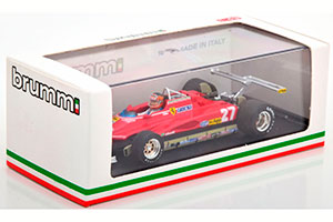 FERRARI 126 C2 TURBO GP USA 1982 VILLENEUVE WITH DRIVER FIGURINE — фото 3