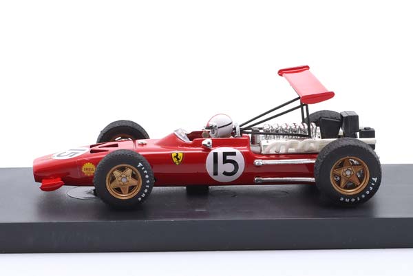 FERRARI 312 F1 #15 SPAIN GP FORMULA 1 1969 WITH DRIVER FIGURE CHRIS AMON / ФЕРРАРИ 312 ФОРМУЛА-1 СПАЙН ГРАН-ПРИ ДРИВЕР ФИГУРКА ЧРИС АМОН — фото 4