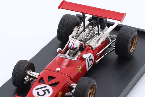 FERRARI 312 F1 #15 SPAIN GP FORMULA 1 1969 WITH DRIVER FIGURE CHRIS AMON / ФЕРРАРИ 312 ФОРМУЛА-1 СПАЙН ГРАН-ПРИ ДРИВЕР ФИГУРКА ЧРИС АМОН — фото 5