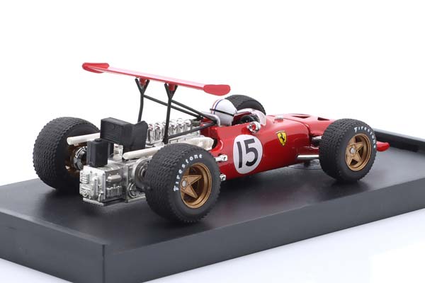 FERRARI 312 F1 #15 SPAIN GP FORMULA 1 1969 WITH DRIVER FIGURE CHRIS AMON / ФЕРРАРИ 312 ФОРМУЛА-1 СПАЙН ГРАН-ПРИ ДРИВЕР ФИГУРКА ЧРИС АМОН — фото 2