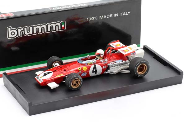 FERRARI 312 B GP ITALY 1970 REGAZZONI WITH DRIVER FIGURINE — фото 3
