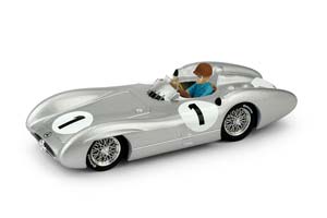 MERCEDES-BENZ W196 C BRITISH GP 1954 WITH DRIVER JUAN MANUEL FANGIO #1