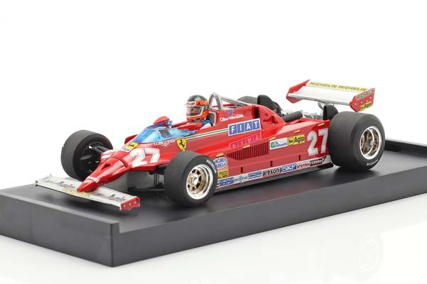 FERRARI 126CK #27 GP MONACO FORMULA 1 1981 G. VILLENEUVE / ФЕРРАРИ 126CK ГРАН-ПРИ МОНАКО ФОРМУЛА-1 ВИЛЛЕНЕУВЕ