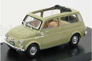 FIAT 500 GIARDINIERA - TETTO APERTO - OPEN ROOF 1960, OASI GREEN