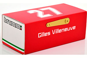 FERRARI 126 CK TURBO GP CANADA WITH DESTROYED SPOILER 1981 VILLENEUVE WITH DRIVER FIGURINE — фото 5