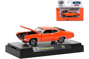 FORD TORINO COBRA 429 GRABBER 1970 ORANGE / ФОРД ТУРИН КОБРА 429 ГРАББЕР 1970 ОРАНЖЕВЫЙ (ДЛИНА МОДЕЛИ 6-10 СМ) — фото 2