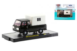 FORD ECONOLINE TRUCK (1965), BLACK/ WHITE (ДЛИНА МОДЕЛИ 6-10 СМ)