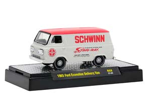 FORD ECONOLINE DELIVERY VAN SCHWINN 1965 CREAM/RED TOP**ФОРД ФОРТ
