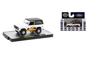 FORD BRONCO (1976), WHITE/BLACK (ДЛИНА МОДЕЛИ 6-10 СМ)