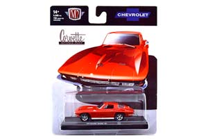 CHEVROLET CORVETTE 427 C2 COUPE (1966), ORANGE (ДЛИНА МОДЕЛИ 6-10 СМ)