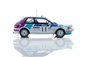 MAZDA 323 GTX #11 MIKKOLA/HERTZ 1000 LAKES RALLY С ЛЮСТРОЙ 1990 — фото 4
