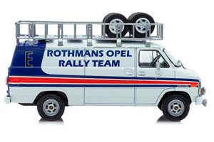 CHEVROLET G-SERIE ТЕХНИЧКА ROTHMANS OPEL RALLY TEAM (С БАГАЖНИКОМ И КОЛЕСАМИ НА КРЫШЕ) 1983 — фото 4