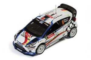 FORD FIESTA RS WRC 8 F.DELECOUR/D.SAVIGNONI RALLY MONTE CARLO 2012, WHITE