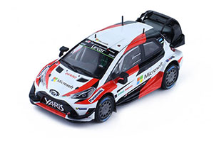 TOYOTA YARIS #10 И #11 ДВЕ ДЕКАЛИ LATVALA/ANTILLA/HANNINEN/LINDSTRÖM RALLY SWEDEN 2017