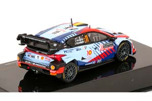 HYUNDAI I20 N RALLY1 TEAM SHELL MOBIS WRT №11 WINNER RALLY MONTECARLO 2024 THIERRY NEUVILLE - MARTIJN WYDAEGHE, 2 TONE BLUE RED — фото 2