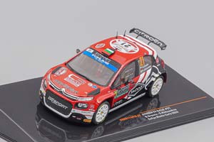 CITROEN C3 RALLY2 TEAM AEC DG SPORT №21 RALLY MONTECARLO 2024 NIKOLAY GRYAZIN - KONSTANTIN ALEKSANDROV, RED/BLACK/WHITE