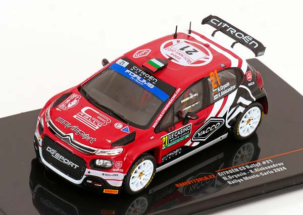 CITROEN C3 RALLY2 NO.21, RALLY MONTE CARLO 2024 GRYAZIN / ALEKSANDROV / СИТРОЕН C3 RALLY2 21 РАЛЛИ МОНТЕ-КАРЛО ГРЯЗИН АЛЕКСАНДРОВ