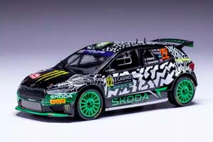 SKODA FABIA RALLY2 #22 - RALLYE MONTE CARLO 2024 SOLBERG - EDMONDSON