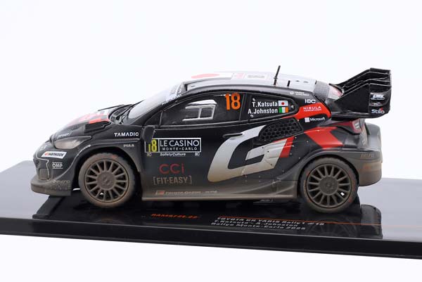 TOYOTA GR YARIS RALLY1 #18 RALLYE MONTE CARLO 2025 KATSUTA, JOHNSTON / ТОЙОТА ГР ЯРИС RALLY1 РАЛЛИ МОНТЕ-КАРЛО КАЦУТА ДЖОХНСТОН — фото 4