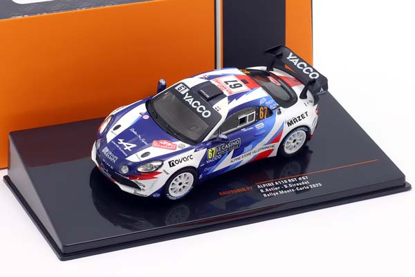 ALPINE A110 RGT #67 RALLY MONTE CARLO 2025 ASTIER, GIRAUDET / АЛЬПИН A110 РГТ РАЛЛИ МОНТЕ-КАРЛО АСТИЕР ГИРАУДЕТ — фото 3