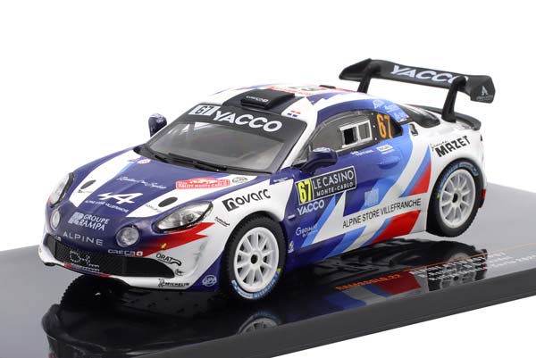 ALPINE A110 RGT #67 RALLY MONTE CARLO 2025 ASTIER, GIRAUDET / АЛЬПИН A110 РГТ РАЛЛИ МОНТЕ-КАРЛО АСТИЕР ГИРАУДЕТ