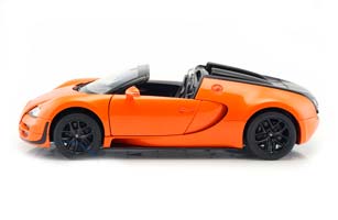 BUGATTI VEYRON 16.4 GRAND SPORT VITESSE 2012 ORANGE/BLACK — фото 3