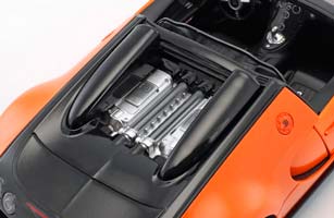 BUGATTI VEYRON 16.4 GRAND SPORT VITESSE 2012 ORANGE/BLACK — фото 5