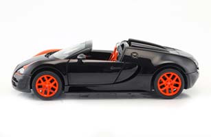BUGATTI VEYRON 16.4 GRAND SPORT VITESSE 2013 BLACK/ORANGE — фото 3