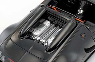 BUGATTI VEYRON 16.4 GRAND SPORT VITESSE 2013 BLACK/ORANGE — фото 5