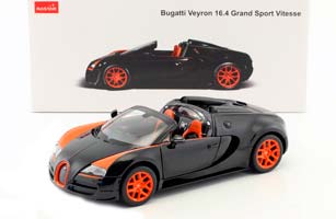 BUGATTI VEYRON 16.4 GRAND SPORT VITESSE 2013 BLACK/ORANGE — фото 6