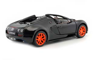 BUGATTI VEYRON 16.4 GRAND SPORT VITESSE 2013 BLACK/ORANGE — фото 2