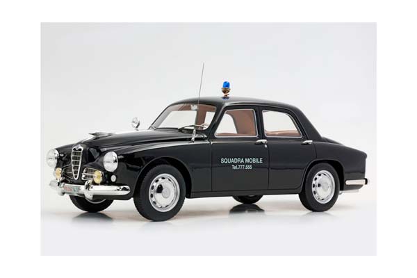 ALFA ROMEO 1900 BY RGM DESIGN SQUADRA MOBILE POLIZIA / АЛЬФА РОМЕО 1900 РГМ ДЕСИГН СКУАДРА МОБИЛЕ ПОЛИЗИА 1:18