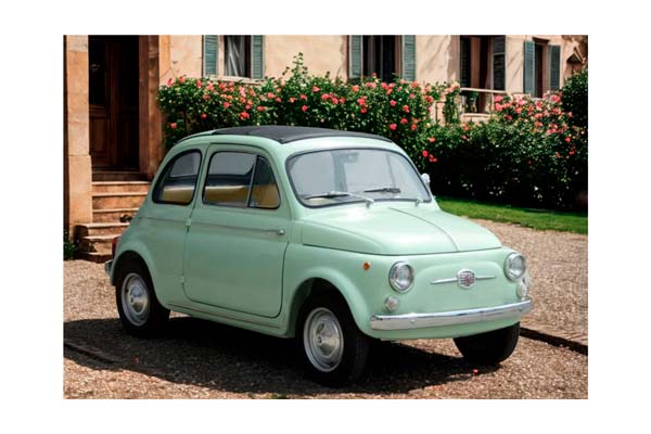 FIAT 500 D VERDE CHIARO / ФИАТ 500 Д КХИАРО 1:18 ЗЕЛЕНЫЙ