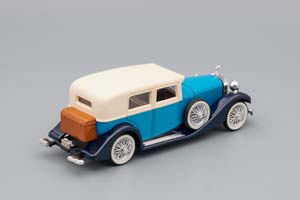 HISPANO SUIZA V-12 LIMOUSINE 1932, BLUE/WHITE — фото 2