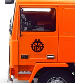 VOLVO F10 VEB 1977 ORANGE/BLACK / ВОЛЬВО — фото 4