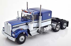 KENWORTH W900 BLUE METALLIC WHITE