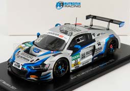 AUDI R8 LMS GT3 TEAM TECE RUTRONIK RACING №33 ADAC GT MASTERS OSCHERSLEBEN (2021) D.MARSCHALL - K.L.SCHRAMM, SILVER BLUE FLUO